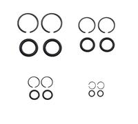 2 Pack Wrench Retainer Ring Kit with O-Ring for 3/8 1/2 Inch Square Drive Air Impact Gun Repair Replacement Parts