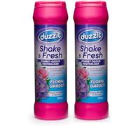 2 Pack x Shake & Fresh Carpet Freshener - Powerful Odor Elimination with Long-Lasting Floral Garden Scent by Duzzit