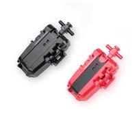 2 Pack X String Launcher, X Gyro Launcher Set for Players Battles, Only Work with X Right Spinning Tops (Red + Black)