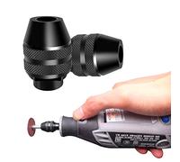 2 Pack YAFIYA Compatible Chuck Adapter Quick Change Keyless Drill Chuck Replacement Compatible with 4486 Rotary Tool 3000 4000 7700 8200 Driver Conversion Tool