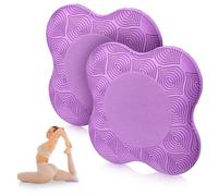 2 Pack Yoga Knee Pads Elbow Cushions Extra Thick Knee Cushion Soft Pilates Kneeling Pad Exercise Yoga Supplies for Women and Men Hands Elbows Wrists Floor Workout Support Pads Essentials