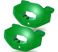 2 Pack Youth Football Mouthpiece with Strap No Boil Soft and Durable Maximum Breathing Fit Adult Youth Hockey Rugby