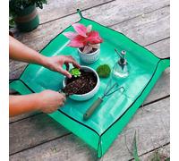 2 Pack ZONADAH Plant Repotting Mat 32x32cm Waterproof Soil Changing Tray Portable Potting Mat for Indoor Outdoor Garden Vegetables Succulents Cactus Bonsai Flower Pots