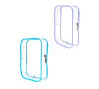 2 Packing Cubes Quart Size Travel Bag Tsa Approved Clear Toiletry Bag Small European International Must Haves Long Flight Airplane Essentials for Flying Toiletries Liquids Accessories Men Women