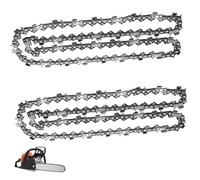 2-Packs 20 inches Chainsaw Chain .325" Pitch .058" Gauge 76 Drive Links Spare Replacement For Steele Origen Caton Husqvarna Stihl Poulan Craftsman Chainsaws