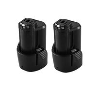 2 Packs 3.0Ah BAT411 Li-ion Battery Compatible with Bosch 10.8 Volt Battery GBA12V30 BAT420 BAT411 BAT411A BAT412 BAT412A BAT413 BAT413A BAT414 D-70745 2607336013 26073360