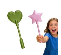2 Packs 3D Printed Tap to Pay Wand - Heart & Star Magic Contactless Payment Card Holder - Fun Credit Card Wand for Kids & Adults - Unique 3D Printed Gift