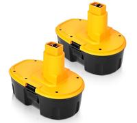 2 Packs 6.0Ah Ni-MH Replacement Batteries for Dewalt 18V Battery Compatible with Dewalt Battery DC9096 DC9095 DC9098 DC9099 DW9096 DW9095 DW9098 DW9099 DE9039 DE9095