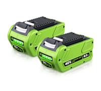 2 Packs 8.0Ah 40V 29462 Li-Ion Replacement for GreenWorks 40V Battery Compatible with GreenWorks Battery 40V Max 29472 29462 29252 20202 22262 25312 22272 for 40V Battery Power Tools
