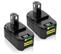 2 Packs 8000mAh Replacement for Ryobi Battery 18v, P108 Battery Compatible for Ryobi RB18L50 RB18L25 RB18L40 RB18L15 RB18L13 P102 P103 P104 P105 P106 P107 Cordless Power Tools