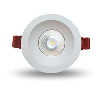 2 Packs AC110-240V High Color Rendering CRI > 90 Living Room Wall Recessed Downlight Bathroom IP65 Waterproof 7W 10W 15W 20W 30W 40W 5500K Positive White Light Aisle Lighting Fittings