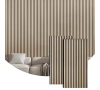 2 Packs Acoustic Panel, 47.2"x23.6" Wood Slat Sound Absorbing Panel, Sound Proof Panels for Office,Home Theater,Studio, Wall, Oak