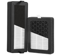 2 Packs Air Filter Set for X2D P2S 3D Printer, Upgraded HEPA 13 & Activated Carbon Chamber Filter + Exhaust Fan Filters, End-to-End Air Purifier Upgrade Accessories