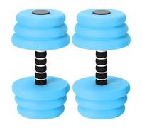 2 Packs Aquatic Exercise Dumbbells - E V A Foam Dumbbells Water Aerobics Dumbbell Sports, Pool Resistance Aquatic Fitness Barbells Swimming Training Fitness Equipment For Water Aerobics Weight Loss