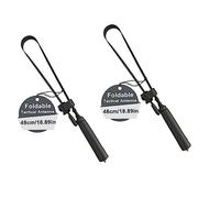 2 Packs BAOFENG UV-5R Folding Tactical Antenna for GMRS Two Way Radio 48cm/18.8inch Dual Band VHF UHF SMA-Female Long Range Portable Compatible with BF-F8HP UV-82HP DM-1701(2packs)