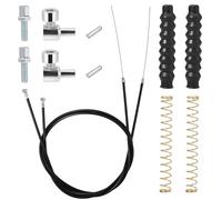 2 Packs Brake Cable Drive Rollator Replacement Brake Cable Parts, 41" Brake Cable Rollator Walker Parts Brake Cables for Folding Wheelchair Rollator Universal Cable Drive Walker Parts(14 Pcs 1 Pair)