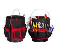 2 Packs Bucket Tool Organizer - Cleaning Bucket Organiser Caddy, Muti-Pocket Bucket Tool Storage Basketfor Easy Tool Access, 5 Gallon Bucket Holder, 5 Gallon Bucket Liner, for Garden Beach Outdoor