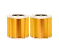 2 Packs Compatible With Karcher Vacuum Cleaner WD3 WD2 WD1 MV3 MV2, Cartridge Filter With Fine Dust Filtration And Extension Kit, Motor Protection, Washable And Reusable