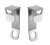 2 Packs Cooler Lock Bracket with Bottle Opener, Heavy Duty Metal Cooler Tie Down Compatible with Yeti/RTIC Coolers,