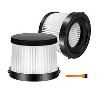 2 Packs DCV501HB Filter For DEWALT 20V Vacuum Cordless Handheld Vacuum, Part DCV5011H with Bonus Cleaning Brush