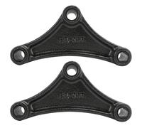 2 Packs EQ-356 Short 6.13" Trailer Equalizer for Double Eye Springs Suspension Parts 9/16 Hole Fit for 1 3/4" Wide Leaf Spring Trailer Center Pivot