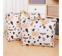2 Packs Extra Large Laundry Bag.Strong Storage Laundry Shopping Bags.Clothes Storage Bag Organizer for Travel Packing Shopping Moving & Storage- Waterproof Fabric with Zip to Keep Clean. (80x56x27 cm)