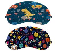 2 Packs Eye Mask, Sleep Mask for Side Sleeper, Day of The Dead Background Soft Sleeping Eye Mask for Women Men, Complete Light Blocking, Zero Pressure Night Blindfold