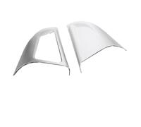 2 Packs For Chevrolet For Cruze Sedan Hatchback 2009-2015 Car Chrome Steering Wheel Cover Trim Sticker Accessories Universal Interior Accessories(Matte single hole)
