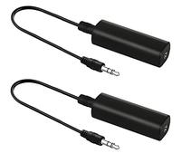 2 Packs Ground Loop Noise Isolator for Car Audio/Home Stereo System, Ground Loop Isolator with 3.5mm Audio Cable