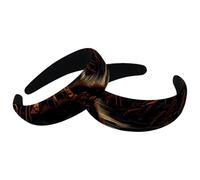 2 Packs Headbands for Women Ladies, Halloween Cemetery-106 Non Slip Makeup Headband Wide Top Turban Hair Bands Hoops for Shower