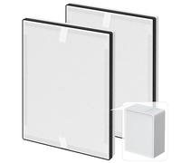 2 Packs KJ102 Replacement Filter Compatible with Mooka KJ102 Air Cleaner Purifier for Home Large Room Up to 1300 Ft², 3-in-1 Washable Pre-Filter, HEPA and Activated Carbon Filter