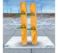 2 Packs Large Electrical Insulating Blanket - 1.5mm Thick EVA Resin, 0.4KV/10KV Insulation Mat for Power Outage(80x100cm 2pc 10kv)