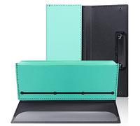 2 Packs Nursing Clipboard Foldable with Pen Holder, Letter Size Nurse Clip Board, Nurse Clipboard Foldable 3 Layers, Pocket Size Folding Clipboard for Nurses Student Doctor (Blue)