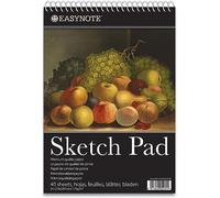 2 Packs of 170 GSM A4 Sketch Book Drawing Paper 40 Sheets - Sketch Pad Kids Coloring Book and Art Paper - Easy to Use Doodle Pad