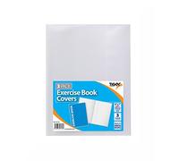 2 packs of 9x7in Pk 3 Exercise Book Cover Clear - 6 covers in total