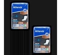 2 Packs of Attends For Men Level 2 Shield 2 Incontinence Pads 212790