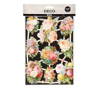 2 Packs of Creativ 16.5 x 23.5 cm Nostalgic Vintage Paper Roses - Die-Cuts 2 Sheet, Multi-Color