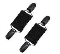 2 Packs of Dress Cinch Clips Sweater Clips Shawl Cardigan Collar Clips Scarf Clip Tightener Dress Clips Back Cinch for Women, L, Alloy Steel, no gemstone