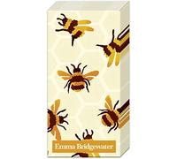 2 Packs of Emma Bridgewater Paper Pocket Handbag Tissues - Bumble BEE