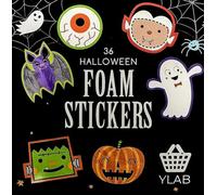 (2 Packs of) Halloween Foam Stickers for Kids - Peel & Stick Craft Pack - Ghost, Pumpkin, Bat, Dracula & More - Party Favours, Arts & Crafts Decorations, Scrapbooking