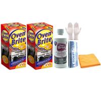 2 Packs of Oven Brite Antibacterial Oven Cleaning Kit - 2X 500 ml Bottle - with Ultra Absorbent Cleaning Cloth