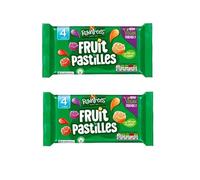 2 Packs of ROWNTREE'S Fruit PASTILLES 4 Tubes x 52 g