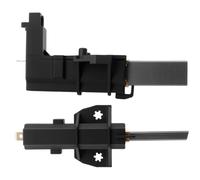2 Packs of Suitable for Front-Loading Washing Machine Motor Carbon Brushes Motor Carbon Brush Accessories Compatible for Hoover Candy Washing Machines fits Hotpoint Indesit Black