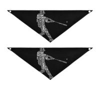 2 Packs Pet Bandanas, Dog Triangle Scarf, Adjustable Pet Headscarf Kerchief for Small Cats Puppy Daily Wear S Man Baseball Batter Hits The Ball on Dark