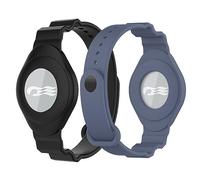 2 Packs Princess Cruise Medallion Holder,Breathable Soft Silicone Sport Wrist Strap Compatible with Princess Cruise Medallion, Black-Grey, sport