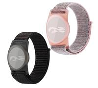 2 Packs Princess Cruise Medallion Holder,Compatible For Princess Cruise Medallion,Breathable Hook&Loop Nylon Sport Style, Black-Pink, Modern