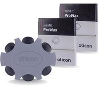 2 Packs ProWax miniFit Wax Guards/Filters - for Oticon Hearing aids and Custom Earmolds | Authentic Danish Oticon ProWax miniFit Wax Guards | 2 Packs (12 Total Filters) Genuine OEM Replacement