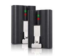 2 Packs Replacement Battery Compatible with Ring, for Video Doorbell Camera 2/3/4, Spotlight-Kame-ra, Camera-a Indoor and Outdoor, 6040 mAh Rechargeable 3.65 V Li-ion Battery