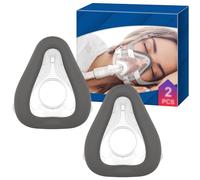 2 Packs Replacement CPAP Mask Compatible with Resmed AirTouch F20 and Airfit F20, Leak-Free & Secure Seal with Brown Memory Foam, Durable Sleep Apnea Mask, CPAP Accessories Supplies by BlessEase(L)