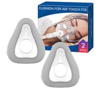 2 Packs Replacement CPAP Mask (M) Compatible with AirTouch F20 and Airfit F20, Optimized Comfort & Secure Seal with Memory Foam (New Version), Exceptional Value & Durable Mask Supplies by BlessEase(M)